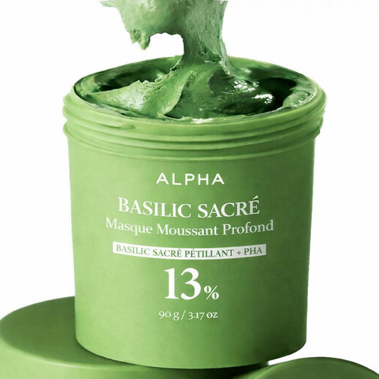 ALPHA - Masque Moussant Purifiant Au Basilic Sacré